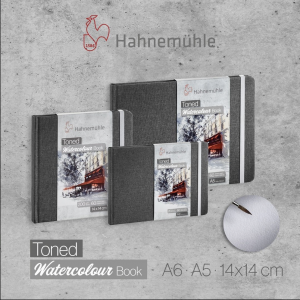 Hahnemühle Grey Toned Watercolor Book – Case for Making